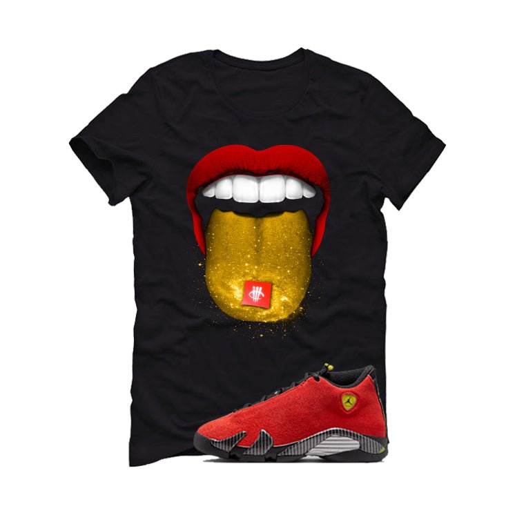 Air Jordan 14 Ferrari Black T-Shirt (Trippin)| illcurrency