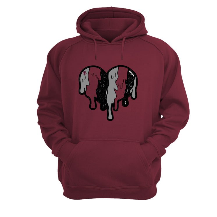 Air Jordan 5 Burgundy - Burgundy T-Shirt (Heart)