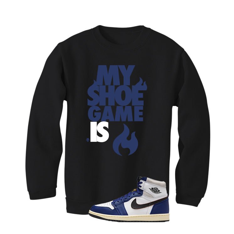 Air Jordan 1 Rare Air Deep Royal Blue Black T-Shirt (My Shoe Game Is)| illcurrency