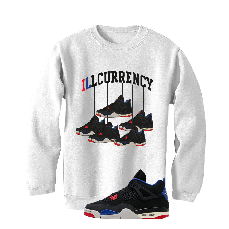 Air Jordan 4 Rare Air White T-Shirt (Hanging 4's)| illcurrency