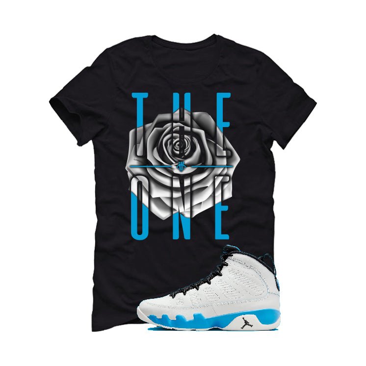 Air Jordan 9 “Powder Blue” | illcurrency Black T-Shirt (The One)
