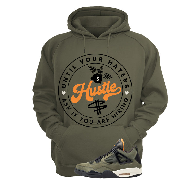 Undefeated x Air Jordan 4 Military Green T-Shirt (Haters Catch Up)| illcurrency