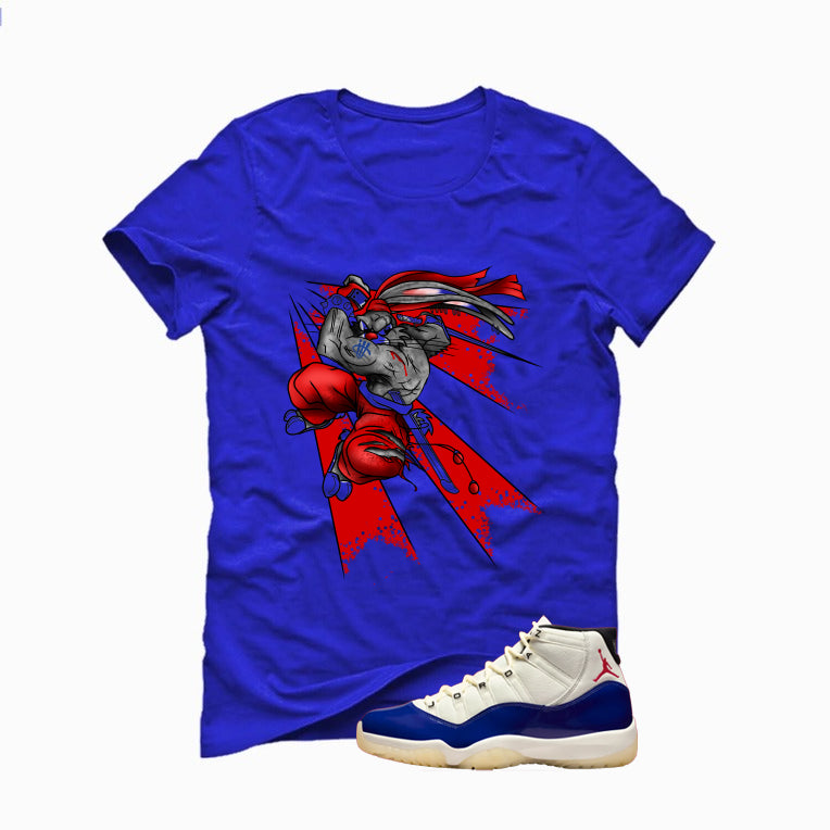Air Jordan 11 Rare Air Matching T-Shirt, Sweatshirts & Hoodies Royal Blue T-Shirt (Bugs)| illcurrency