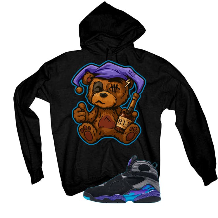 Air Jordan 8 OG Aqua Black T-Shirt (Henny Teddy)| illcurrency