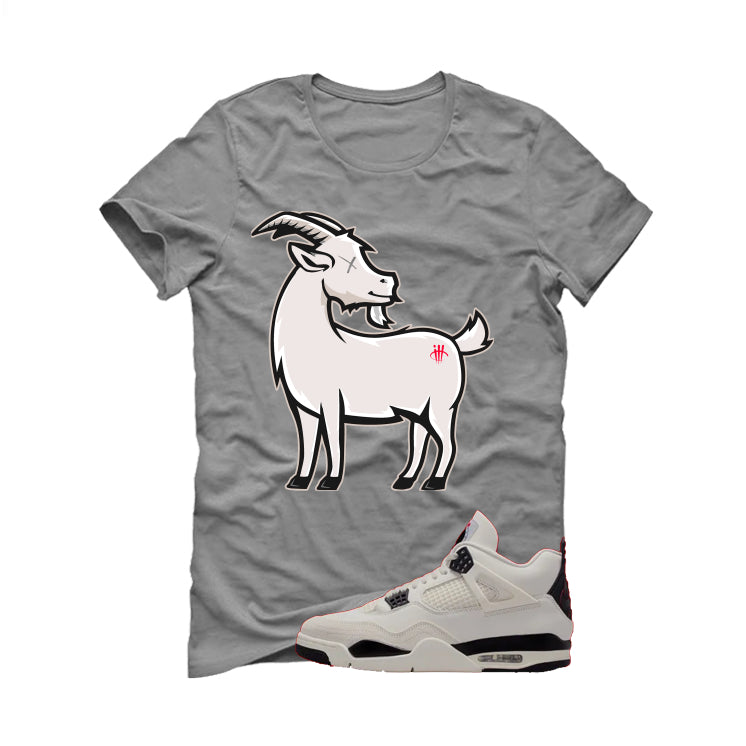 Air Jordan 4 Flight Club Matching T-Shirt, Sweatshirts & Hoodies Grey T-Shirt (Goat)| illcurrency