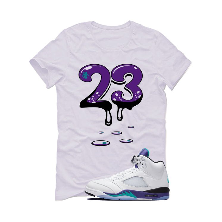 Air Jordan 5 OG Grape White T-Shirt (23)| illcurrency