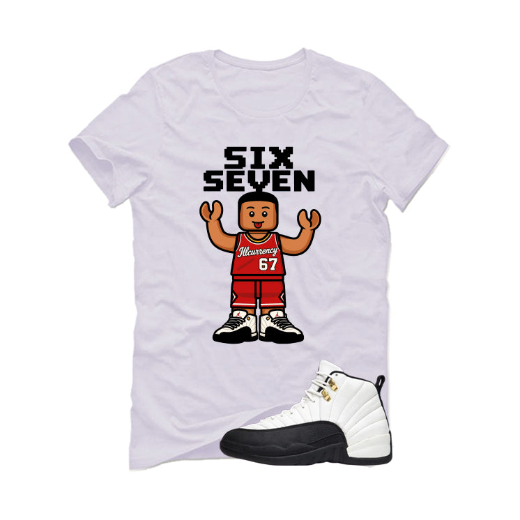 Air Jordan 12 Taxi Matching T-Shirt, Sweatshirts & Hoodies White T-Shirt (6 7)| illcurrency