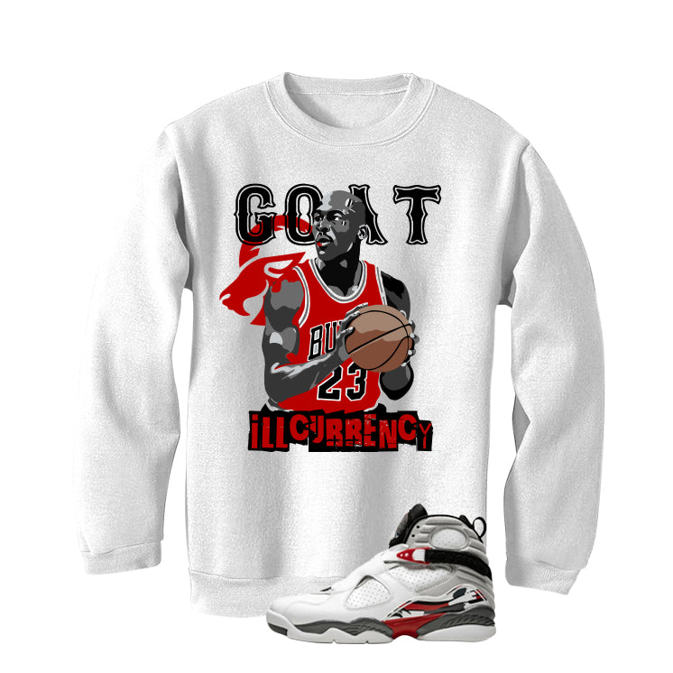 Air Jordan 8 Bugs Bunny Matching T-Shirt, Sweatshirts & Hoodies White T-Shirt (GOAT 23)| illcurrency