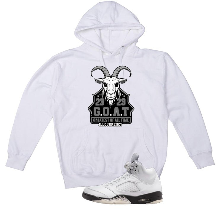 Air Jordan 5 White Black White T-Shirt (GOAT 23)| illcurrency