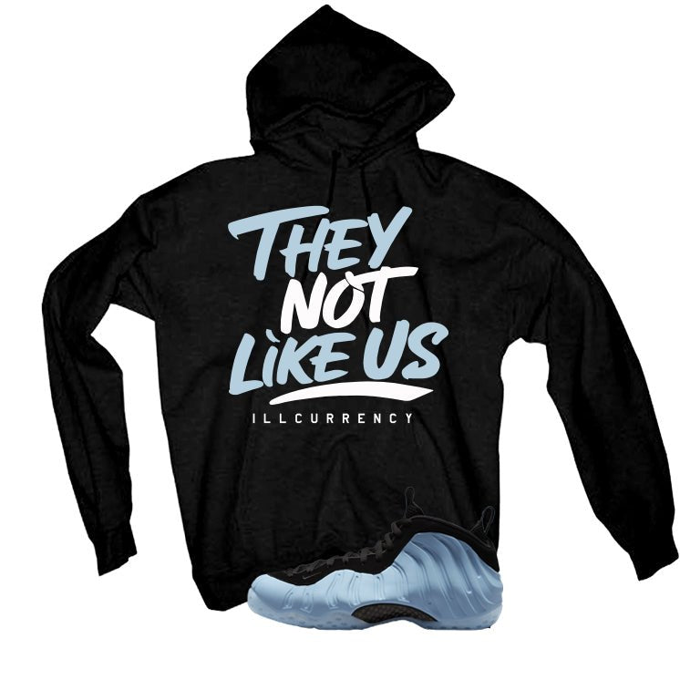 Nike Air Foamposite One Psychic Blue Black T-Shirt (They not like us)| illcurrency