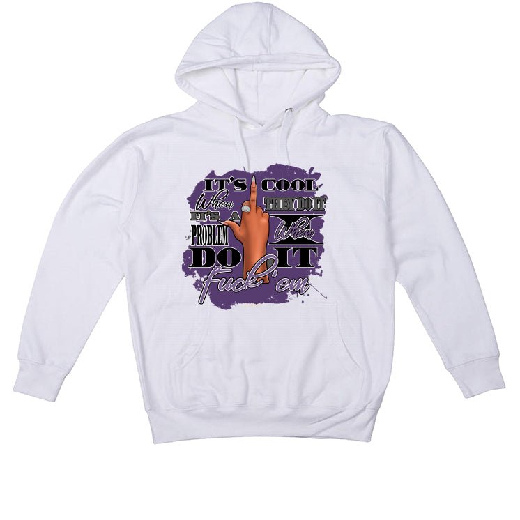 Nike SB Dunk Low “Court Purple” | illcurrency White T-Shirt (its cool when they do it)