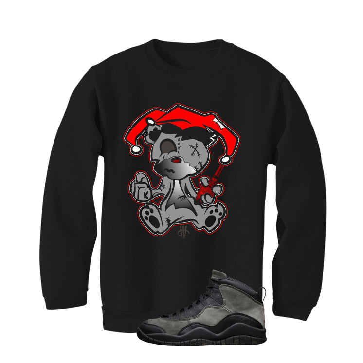 Air Jordan 10 Shadow Matching T-Shirt, Sweatshirts & Hoodies Black T-Shirt (Teddy Joker)| illcurrency