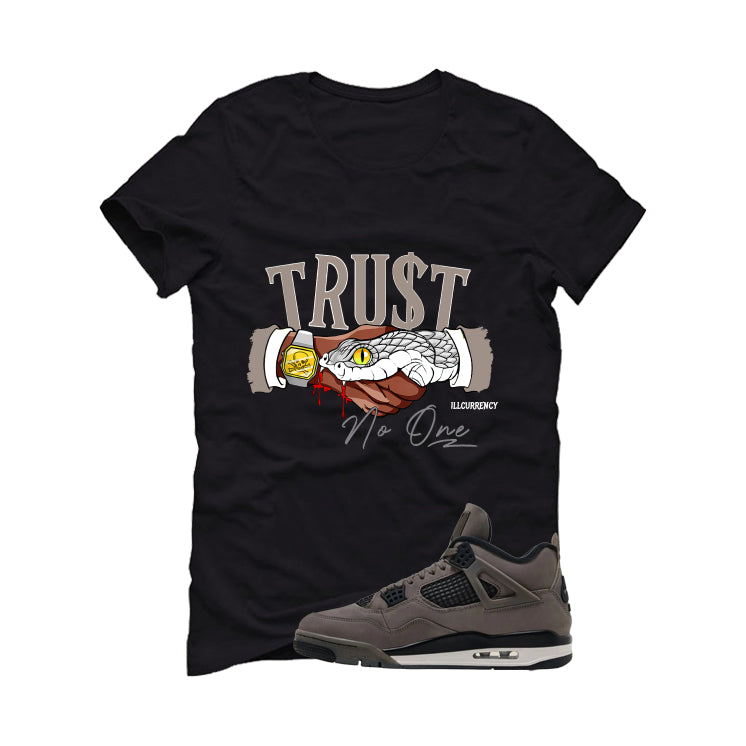 Air Jordan 4 Cave Stone Black T-Shirt (Trust No One)| illcurrency