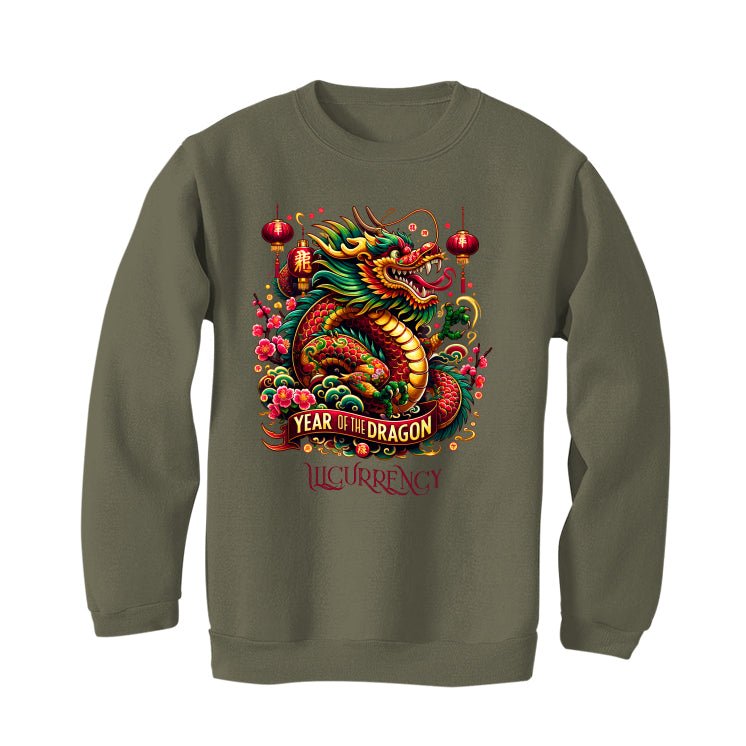 Air Jordan 1 Low OG "Year of the Dragon" | illcurrency Military Green T-Shirt (Year of the dragon)