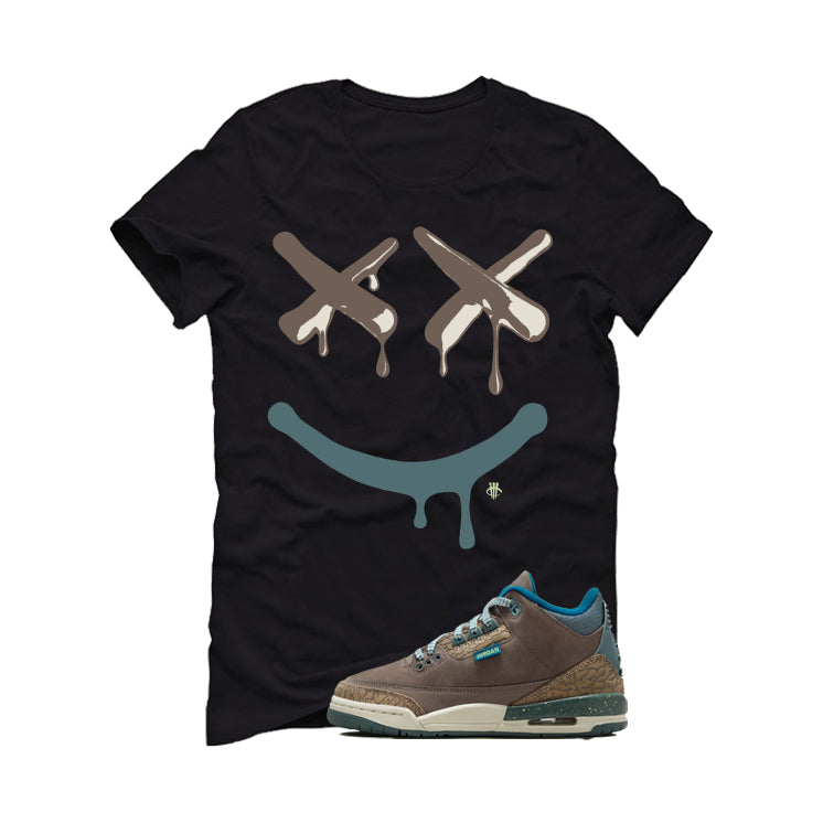 Air Jordan 3 GS We Outside Matching T-Shirt, Sweatshirts & Hoodies Black T-Shirt (Happy Drip)| illcurrency