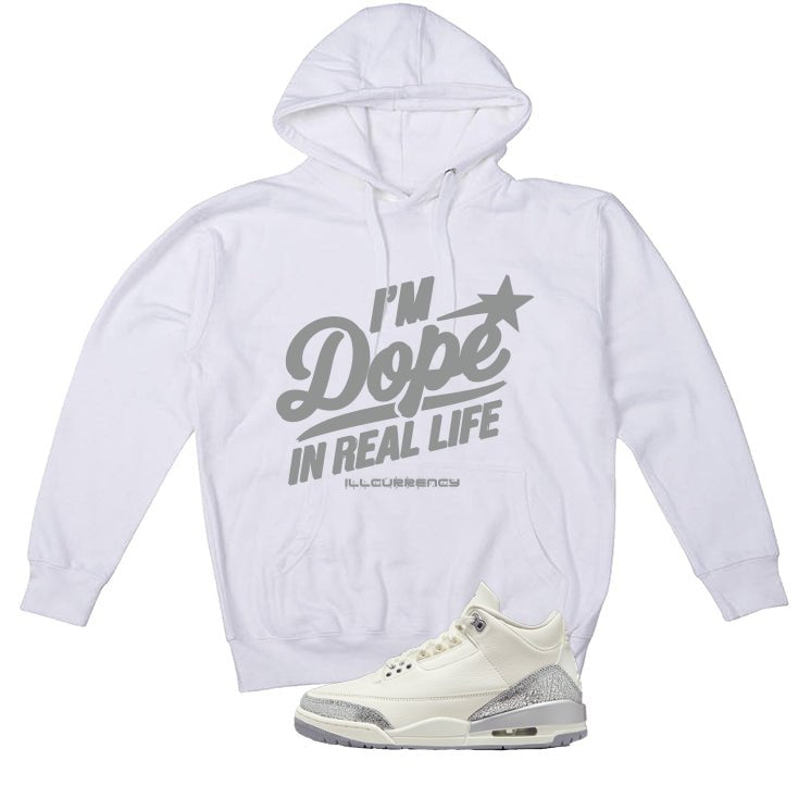 Air Jordan 3 WMNS Sail White T-Shirt (DOPE)| illcurrency