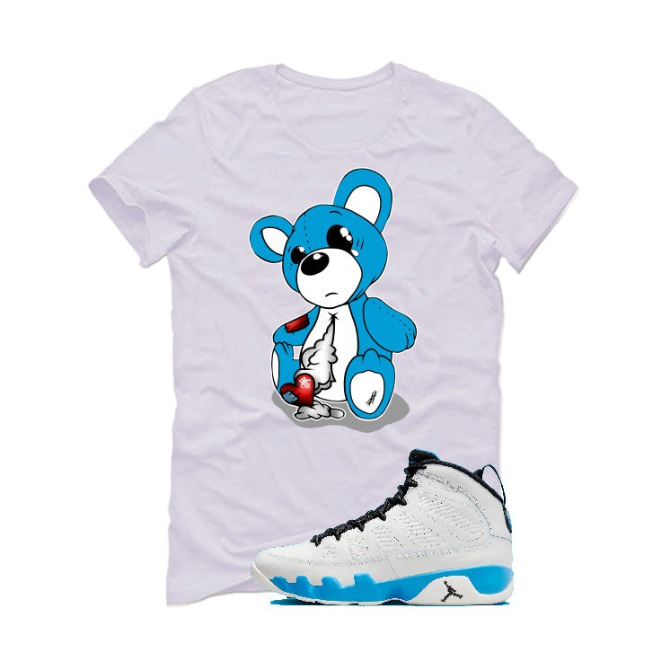 Air Jordan 9 “Powder Blue” | illcurrency White T-Shirt (Big Teddy)