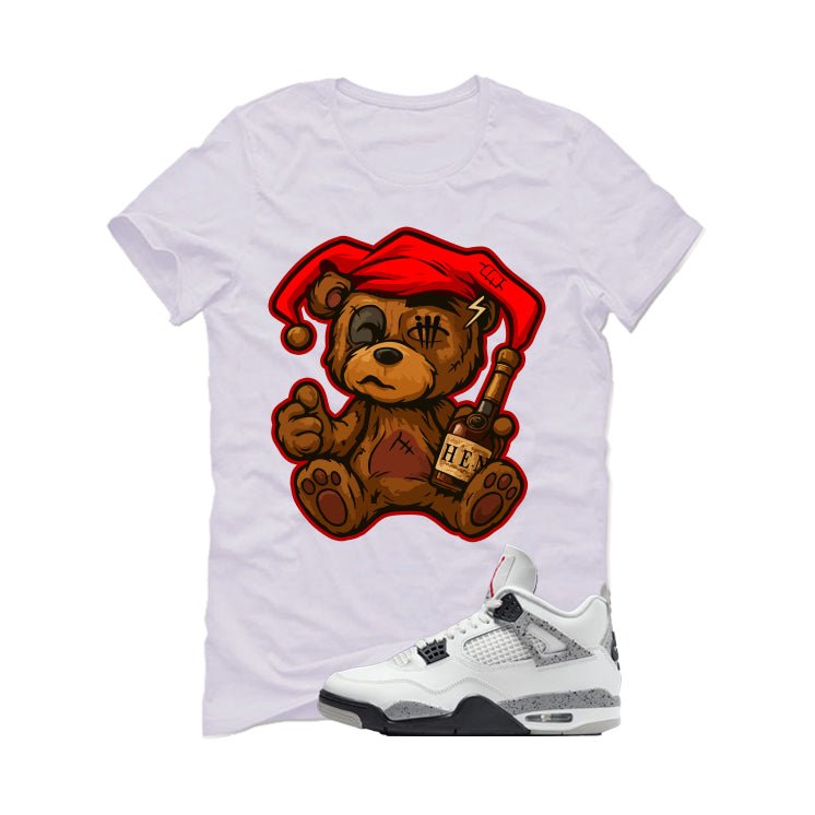 Air Jordan 4 White Cement White T-Shirt (Teddy Henny)| illcurrency