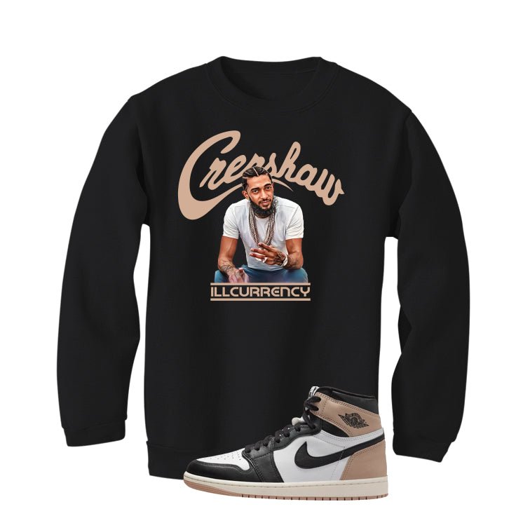 Air Jordan 1 High OG Latte Black T-Shirt (Crenshaw)| illcurrency