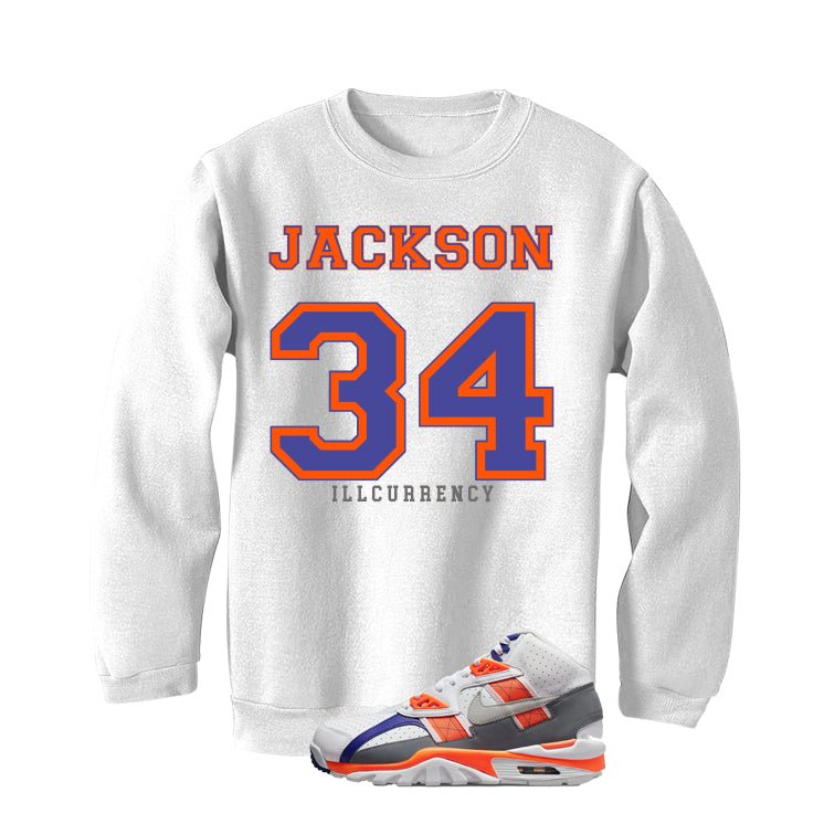 Bo Jackson’s Nike Air Trainer SC Auburn White T-Shirt (Bo Jackson 34)| illcurrency