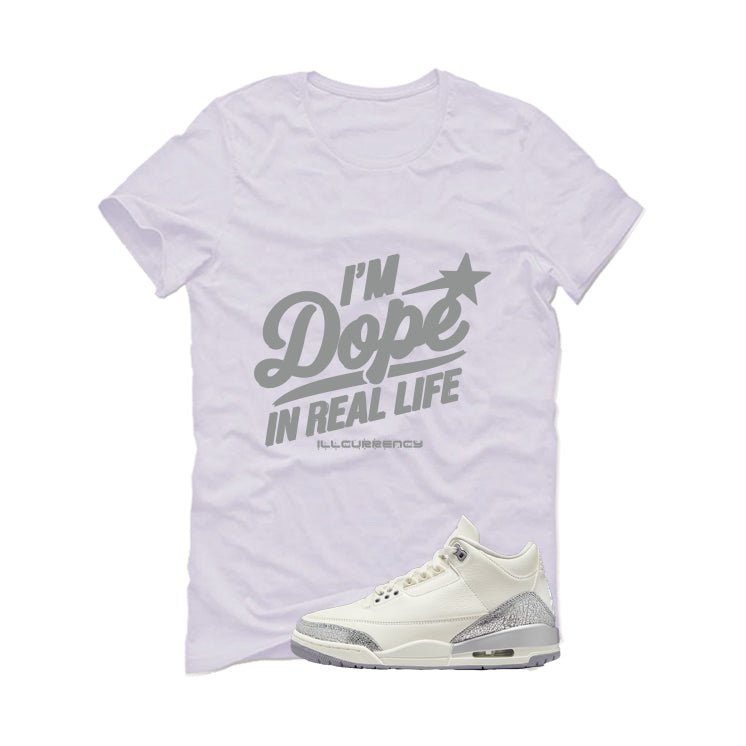 Air Jordan 3 WMNS Sail White T-Shirt (DOPE)| illcurrency