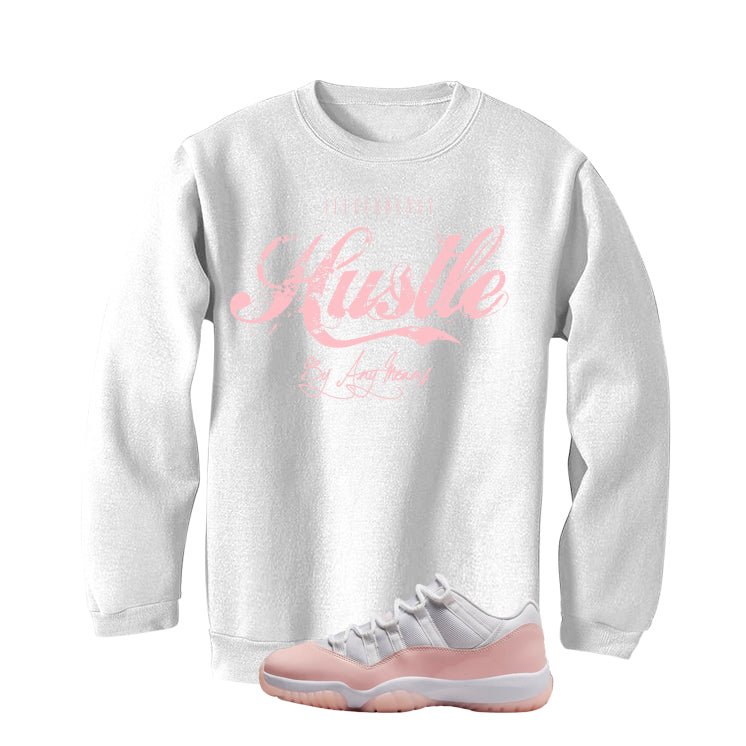 Air Jordan 11 Low WMNS Legend Pink White T-Shirt (Hustle By Any Means)| illcurrency