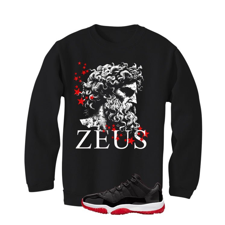 Air Jordan 11 Low Bred Black T-Shirt (Zeus)| illcurrency