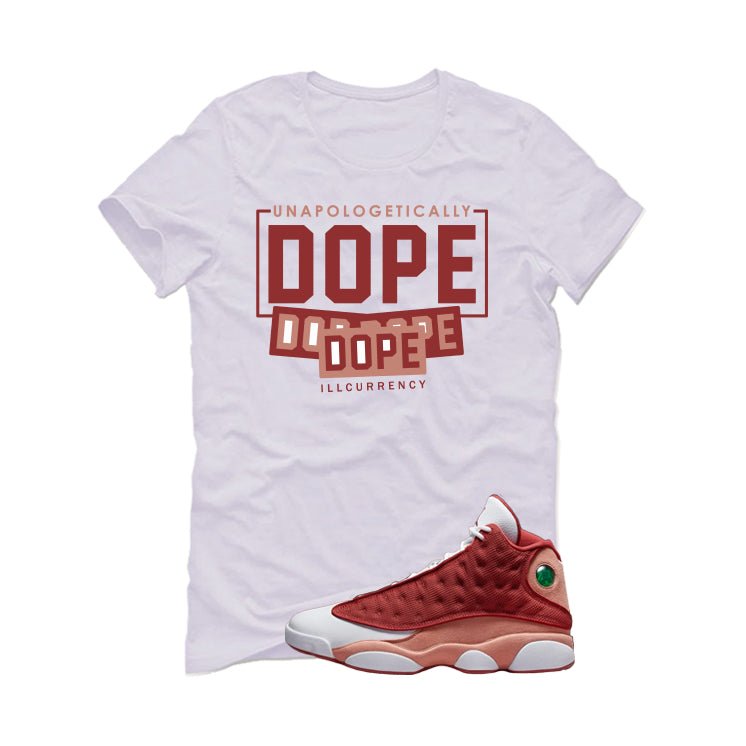 Air Jordan 13 Dune Red White T-Shirt (DOPE)| illcurrency