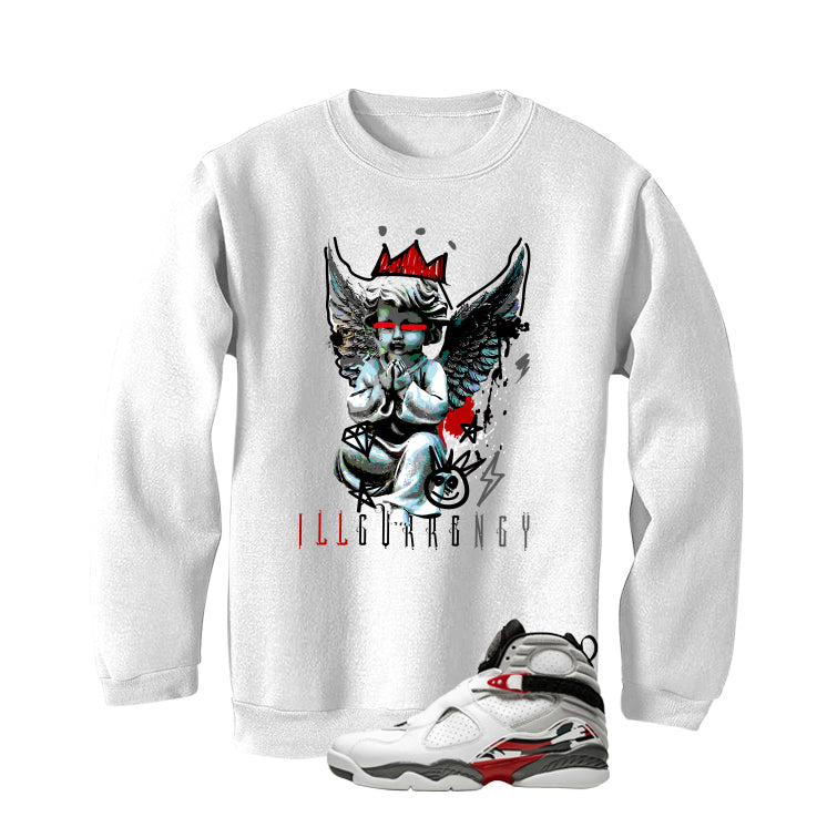 Air Jordan 8 Bugs Bunny Matching T-Shirt, Sweatshirts & Hoodies White T-Shirt (Graffiti Angel)| illcurrency