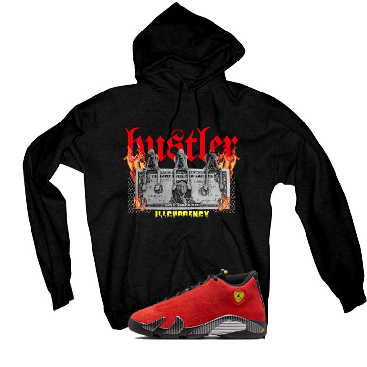 Air Jordan 14 Ferrari Black T-Shirt (See No Evil Hustler)| illcurrency