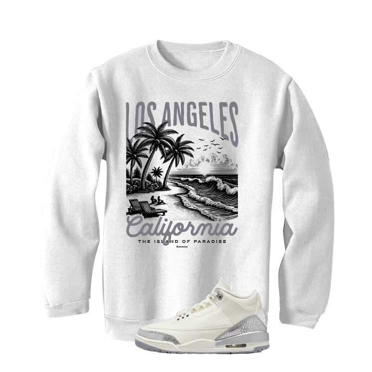 Air Jordan 3 WMNS Sail White T-Shirt (Los Angeles)| illcurrency