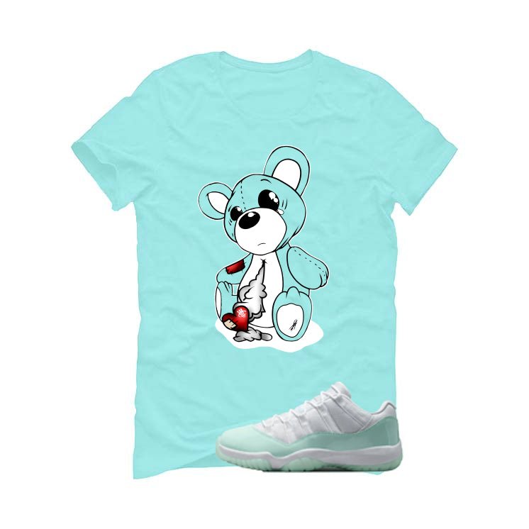 Air Jordan 11 Low WMNS Igloo Mint Green T-Shirt (Big Teddy)| illcurrency