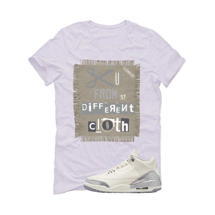 Air Jordan 3 WMNS Sail White T-Shirt (Cut from a different cloth)| illcurrency