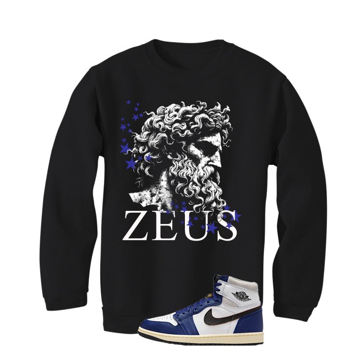Air Jordan 1 Rare Air Deep Royal Blue Black T-Shirt (Zeus)| illcurrency
