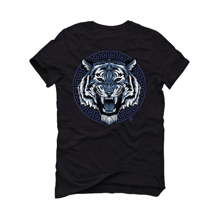 Air Jordan 5 “Georgetown” | illcurrency Black T-Shirt (ANGRY TIGER)