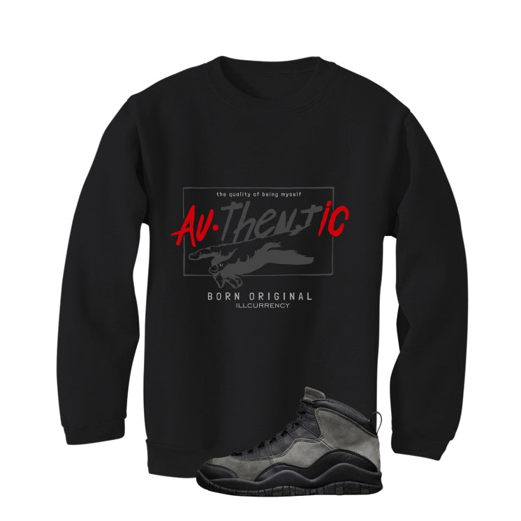 Air Jordan 10 Shadow Matching T-Shirt, Sweatshirts & Hoodies Black T-Shirt (Authentic)| illcurrency