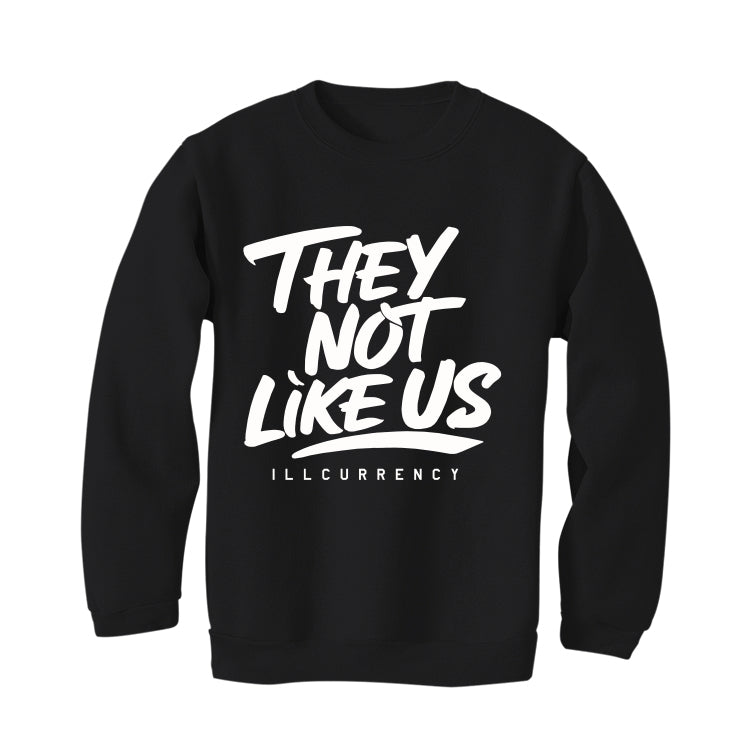 Air Jordan 4 Black Cat Matching T-Shirt, Sweatshirts & Hoodies Black T-Shirt (They not like us)| illcurrency