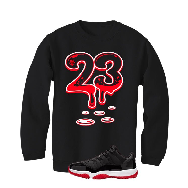Air Jordan 11 Low Bred Black T-Shirt (23)| illcurrency
