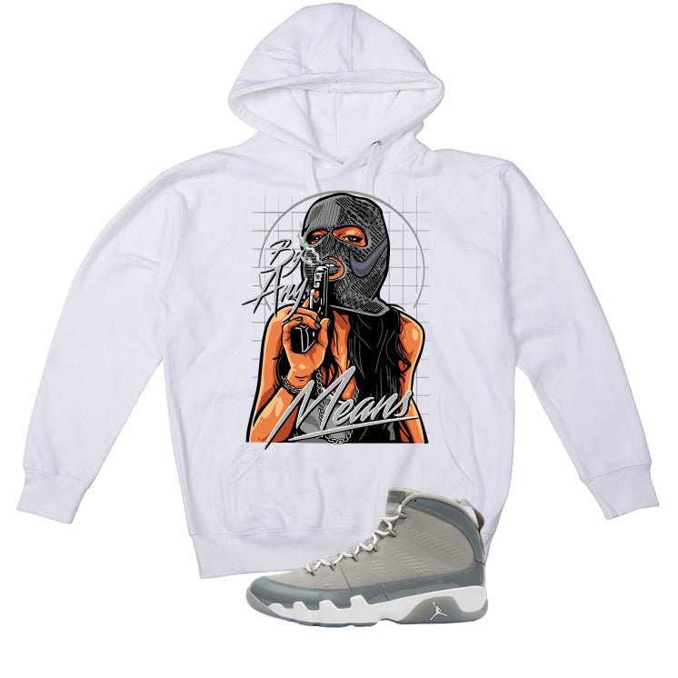 Air Jordan 9 Cool Grey White T-Shirt (By Any Means)| illcurrency