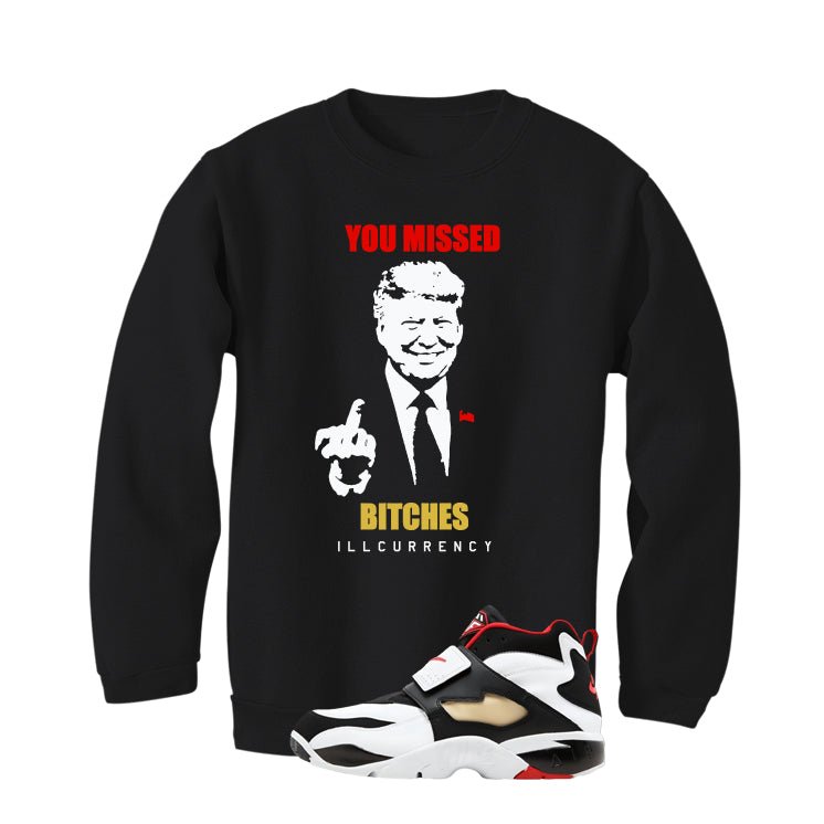 Nike Air Diamond Turf Falcons Black T-Shirt (Trump you missed)| illcurrency