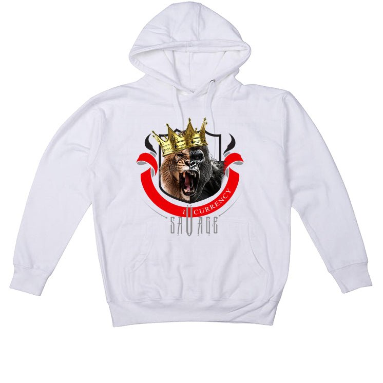 Air Jordan 13 Wolf Grey - White T-Shirt (Savage King)