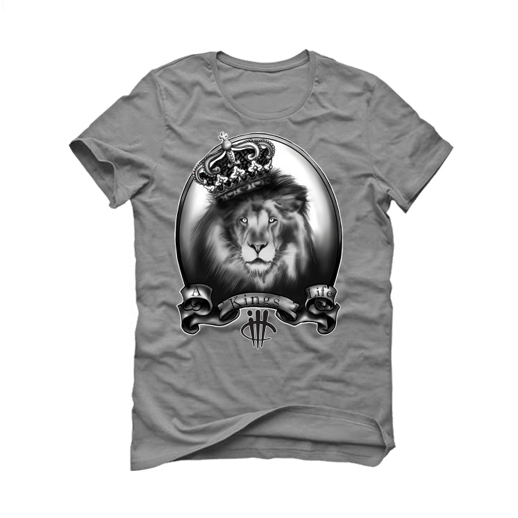 Air Jordan 8 Winter “Gunsmoke” | illcurrency Grey T-Shirt (A Kings Life)