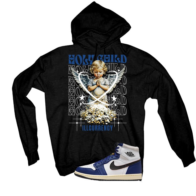 Air Jordan 1 Rare Air Deep Royal Blue Black T-Shirt (Holy Child)| illcurrency