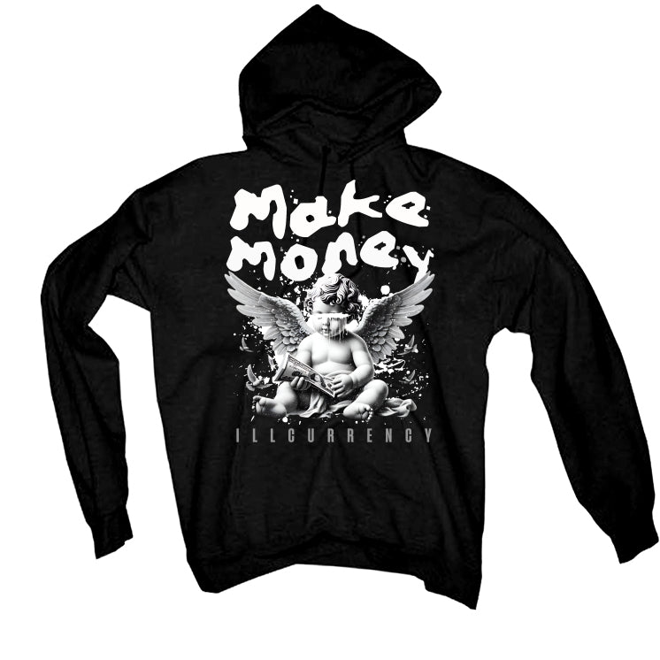 Air Jordan 4 Black Cat Matching T-Shirt, Sweatshirts & Hoodies Black T-Shirt (Make Money)| illcurrency
