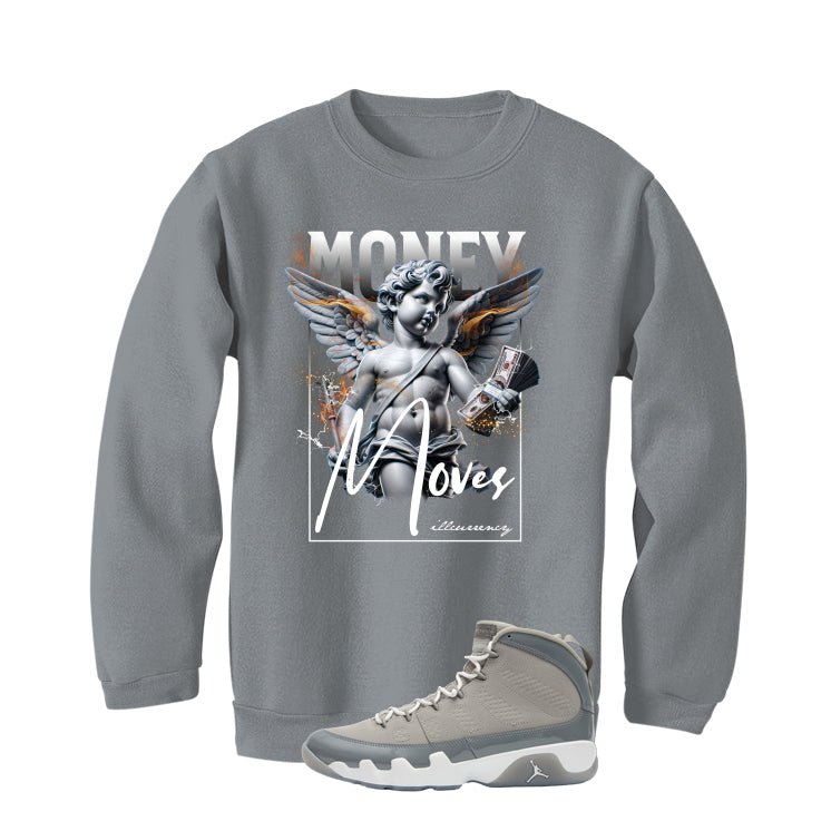 Air Jordan 9 Cool Grey Grey T-Shirt (Money Moves)| illcurrency