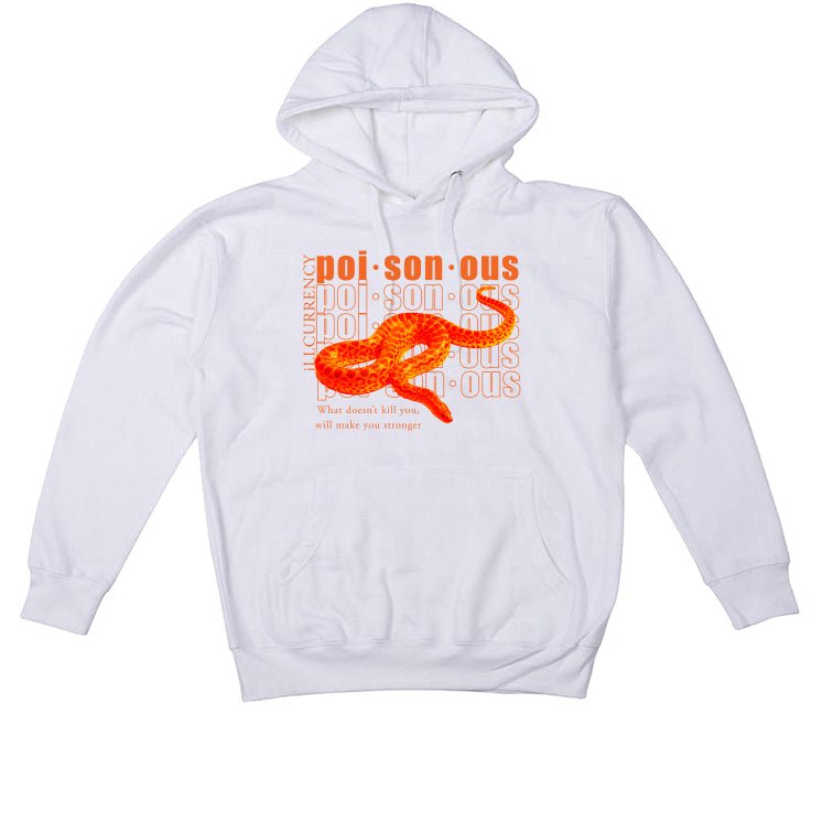 Air Jordan 12 Brilliant Orange - White T-Shirt (POISONOUS)