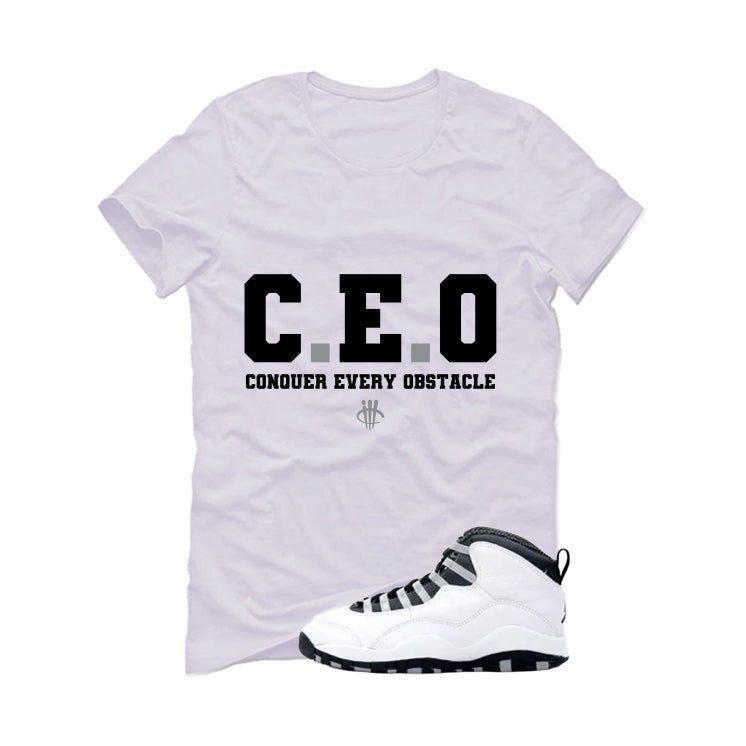 Air Jordan 10 OG Steel White T-Shirt (CEO)| illcurrency
