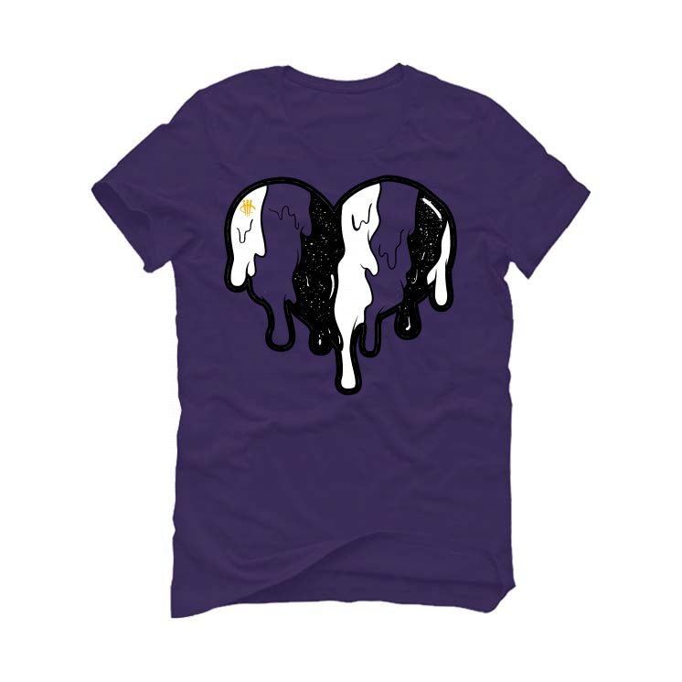 Air Jordan 12 Field Purple - Purple T-Shirt (Heart)
