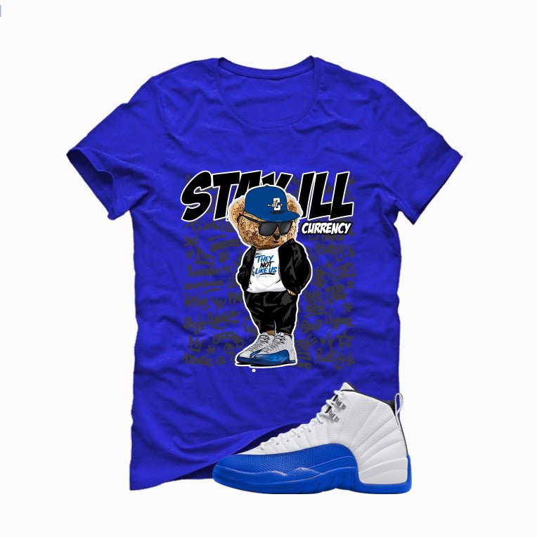 Air Jordan 12 Blueberry Royal Blue T-Shirt (Stay ill Bear)| illcurrency