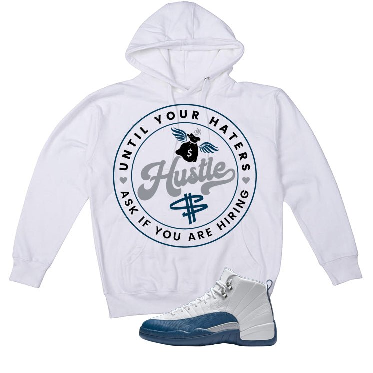 Air Jordan 12 French Blue White T-Shirt (Haters Catch Up)| illcurrency